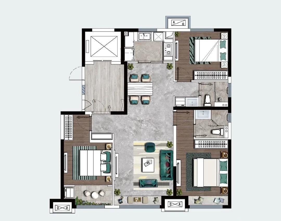 灞河边上单层100平米的复式楼,灞河精装修房子