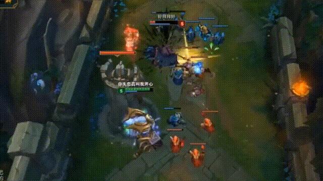 lol手游上单奥恩新版本出装天赋,lol职业比赛上单名场面