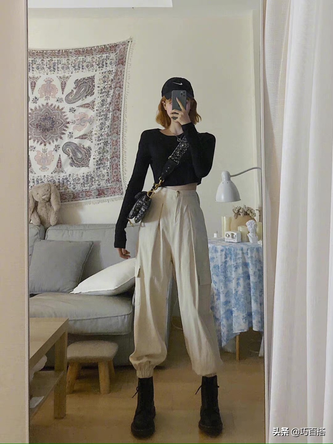 一双白色马丁靴冬天多种穿搭,有一双马丁靴该怎么搭配呢