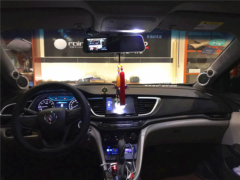 别克英朗前高音喇叭改装,改装主动三分频音响