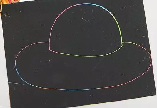 最简单的遮阳帽怎么画,遮阳帽儿童线描