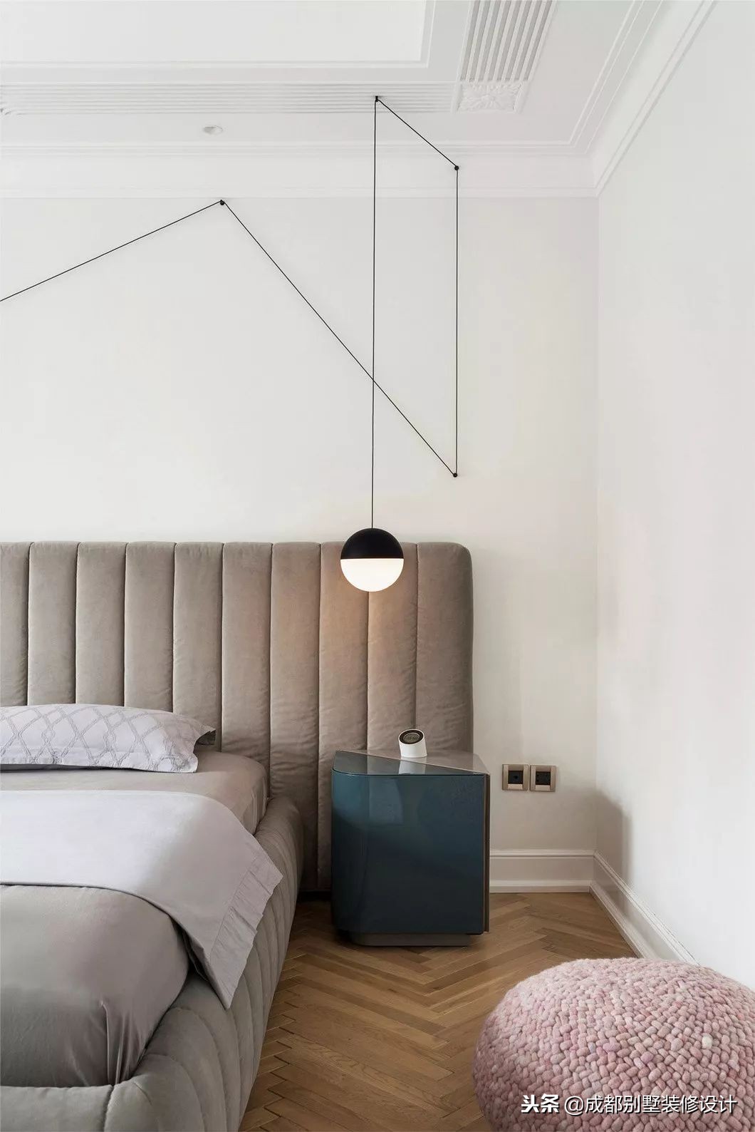 220㎡空中大平层，清新法式设计，家，就得有个精致范儿！