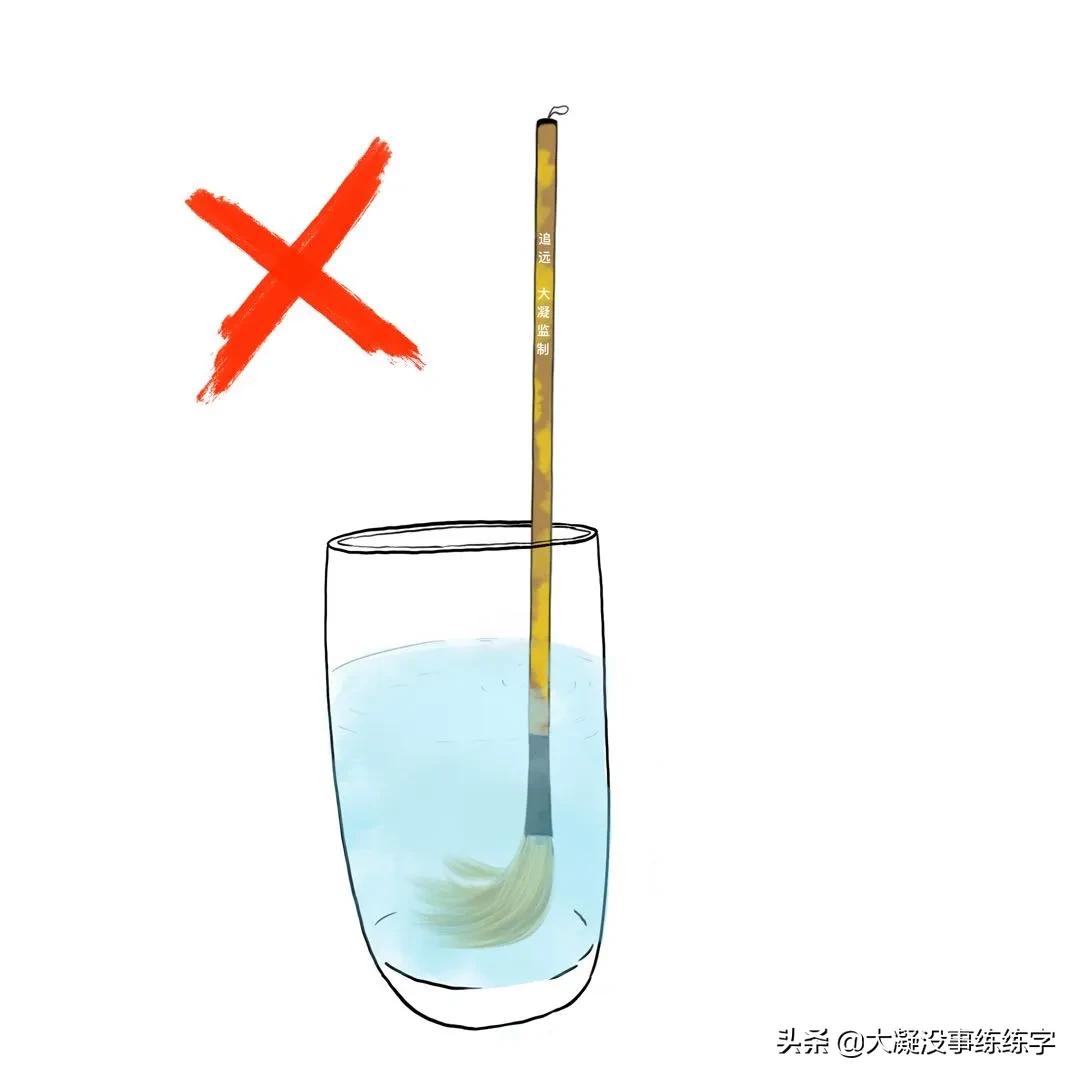 新笔正确开笔教程,毛笔书法新手入门字体