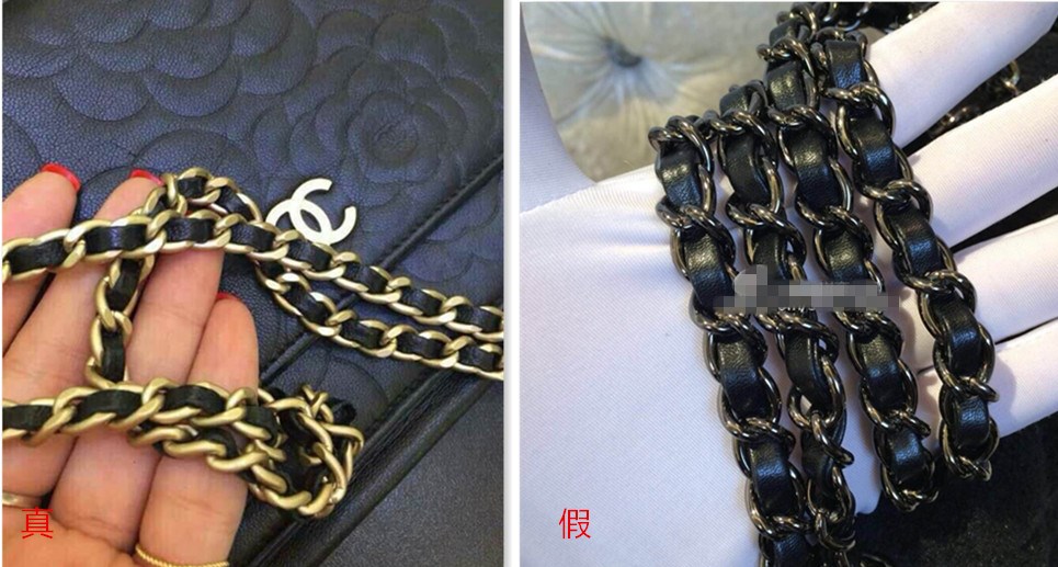 香奈儿菱形格包包表面看真假,香奈儿小金球包包真假辨别