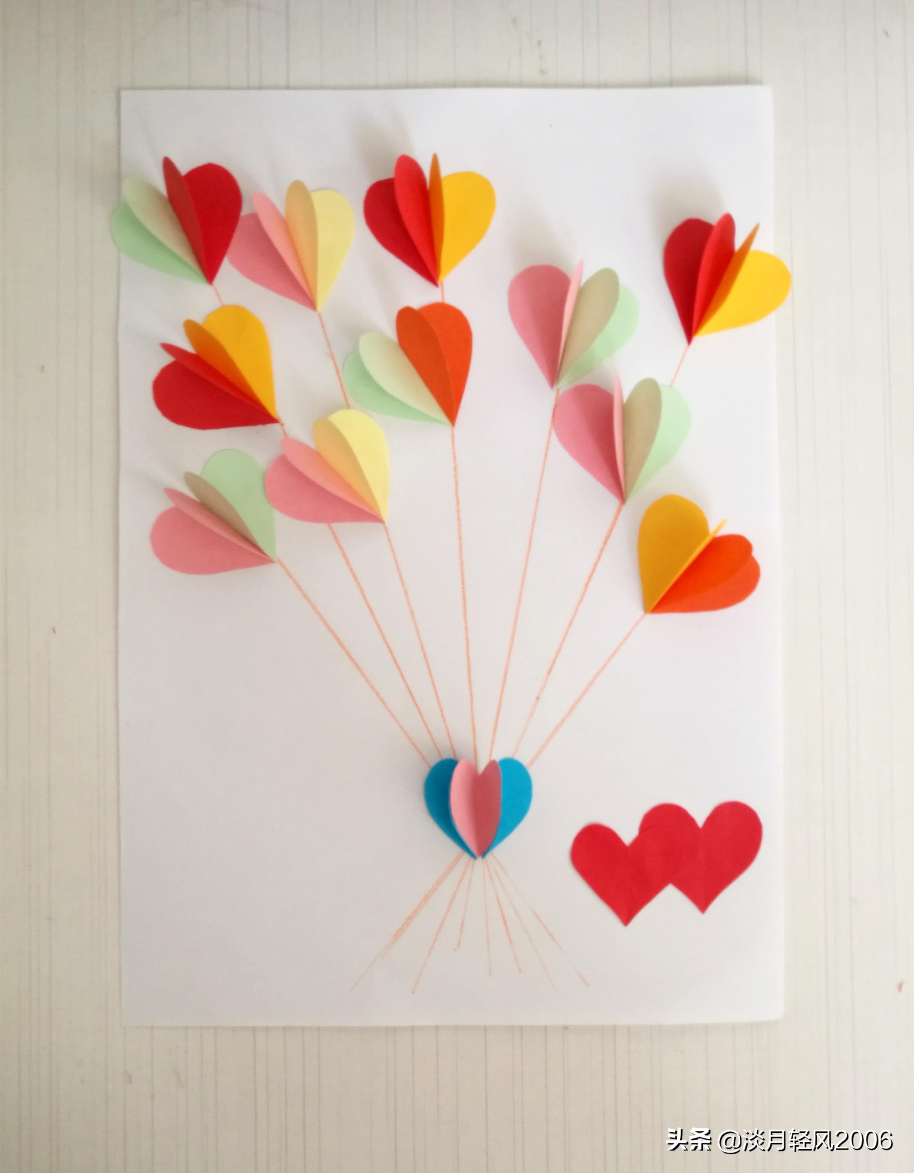 今天母亲节怎么做母亲节贺卡,母亲节制作贺卡爱心