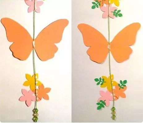 玉米叶手工粘贴画图幼儿园手工,老虎手工灯笼幼儿园手工制作