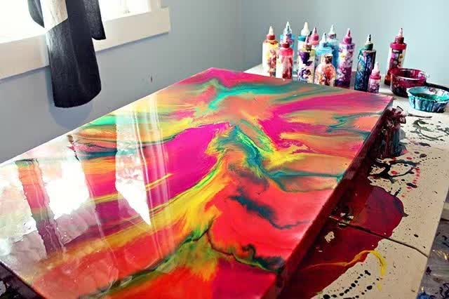 抽象画怎样画得简单又好看,看似复杂实则画起来简单的抽象画