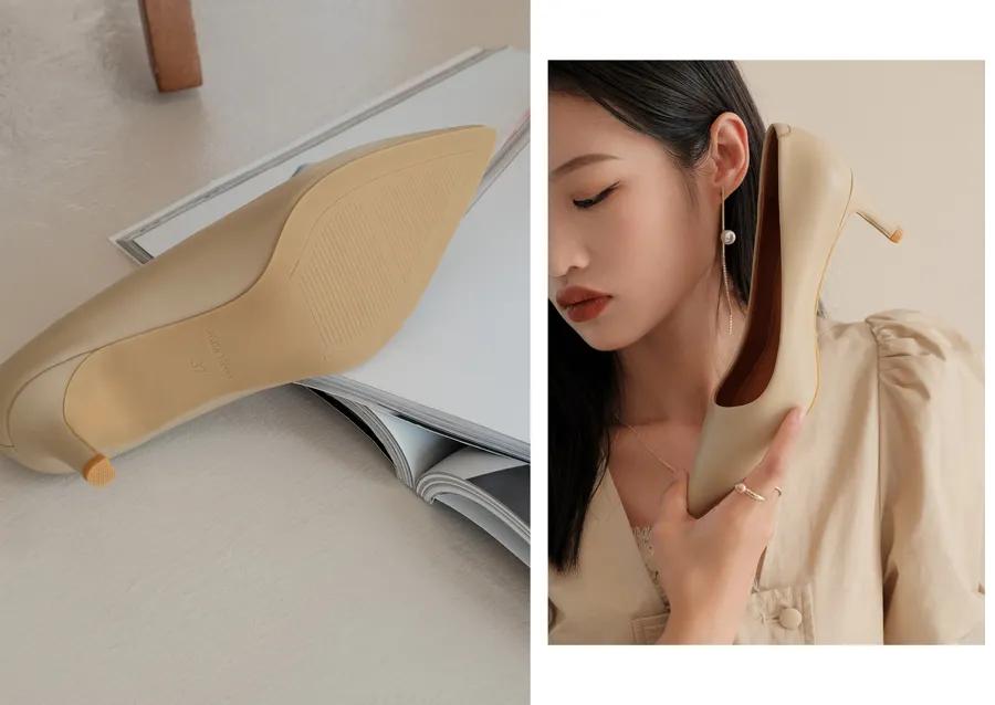 高跟羊皮单鞋不累脚,羊皮高跟凉鞋不累脚