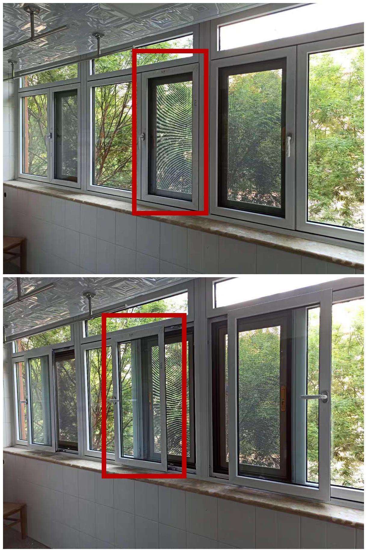 头一回见到这样的窗户，推拉漂移和地铁门一样，不占地还更安全