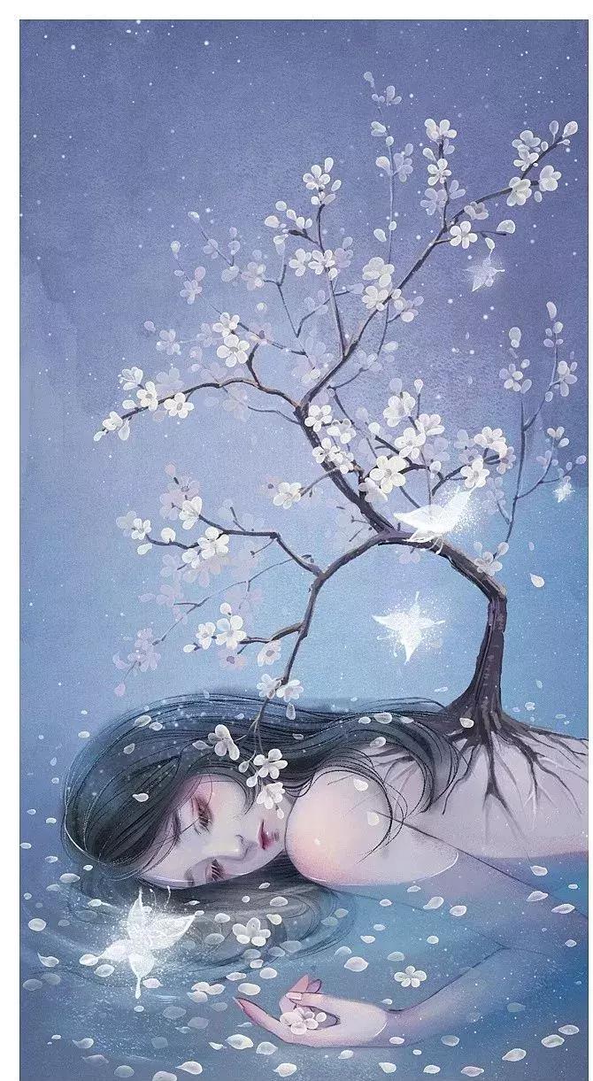 看完她笔下的古风美人,才知英雄难过美人关,一颦一笑让你醉倒