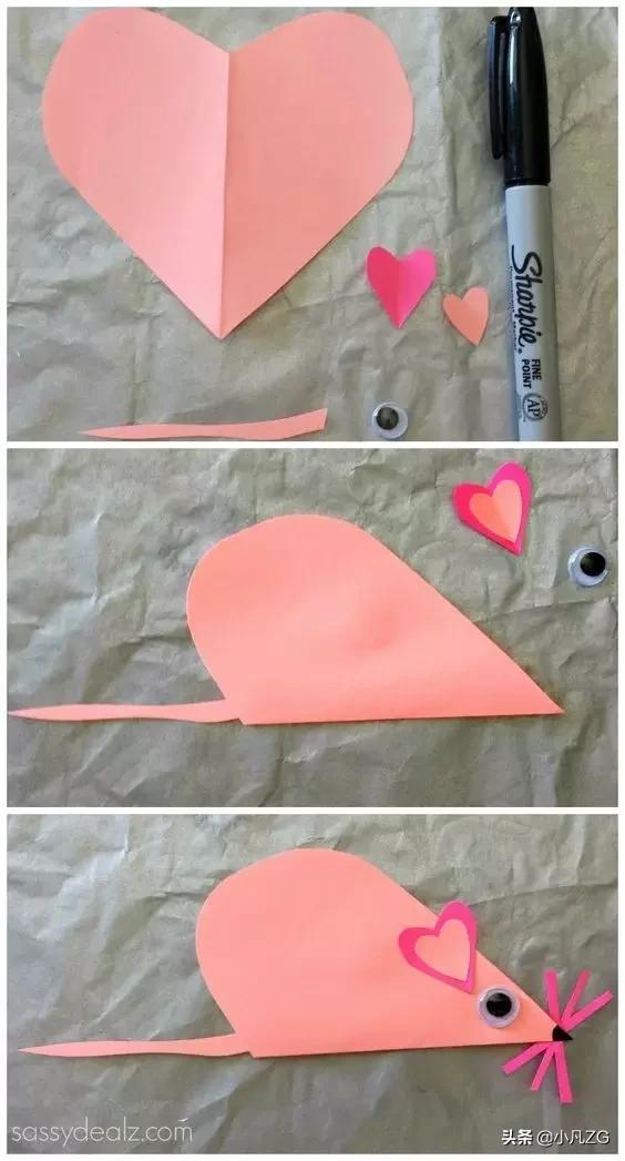 手工制作小老鼠幼儿园,亲子手工制作小老鼠幼儿园