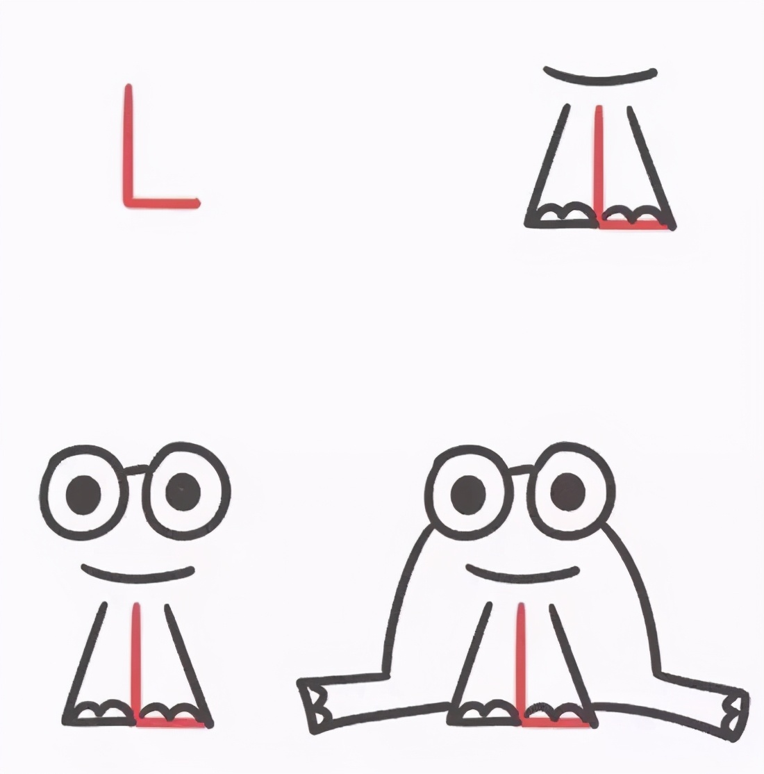 26个英文字母动物简笔画,26个英文字母像什么简笔画