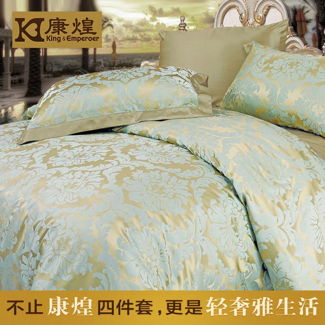 真丝高级轻奢床品四件套,轻奢禅意床品