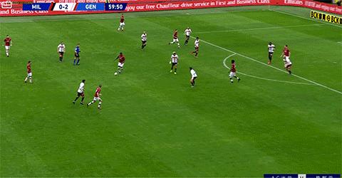 热那亚米兰阵容,热那亚1-1国米