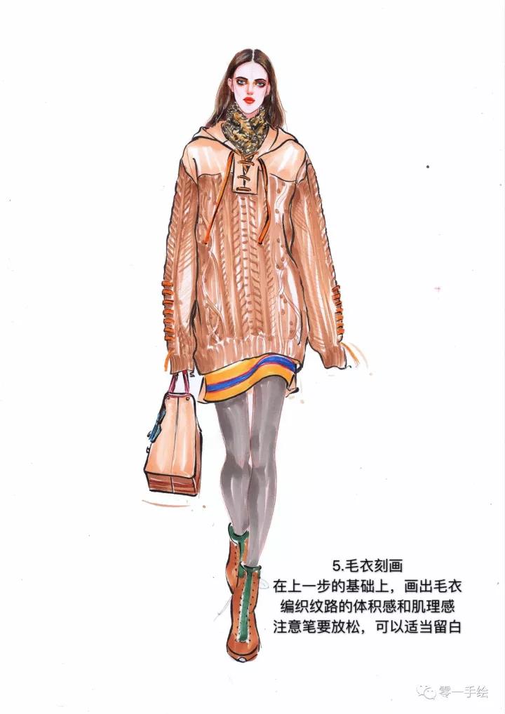 教你画衣服设计图,设计衣服手绘画简单教程整套