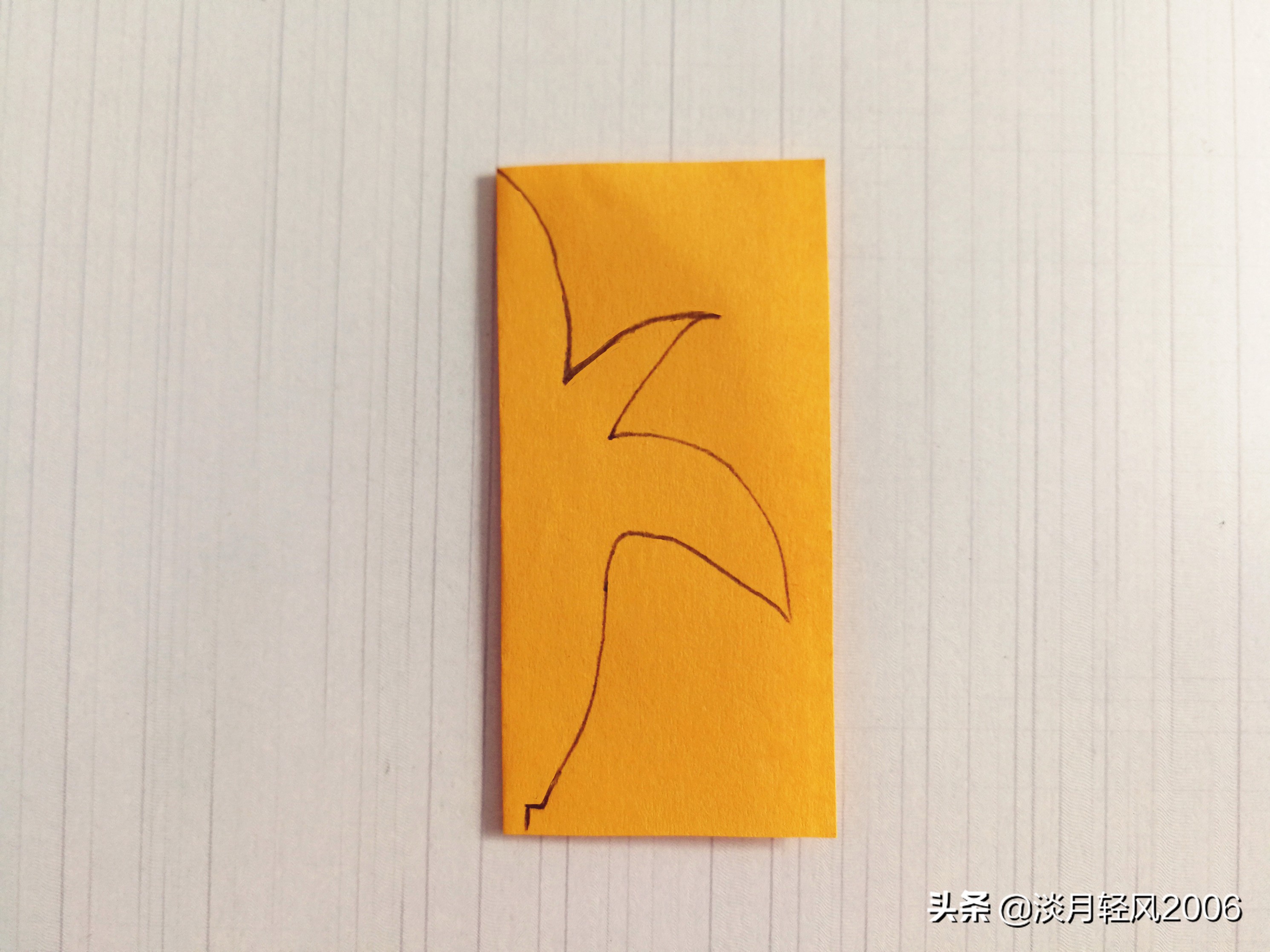 玉米叶子剪纸法,3-6岁幼儿最简单剪纸玉米