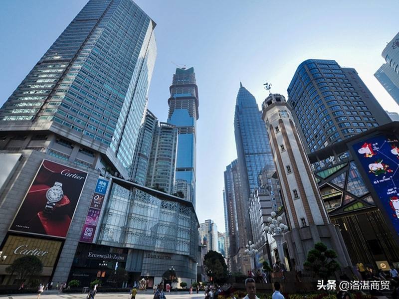 重庆步行街排名解放碑步行街,重庆十大步行街