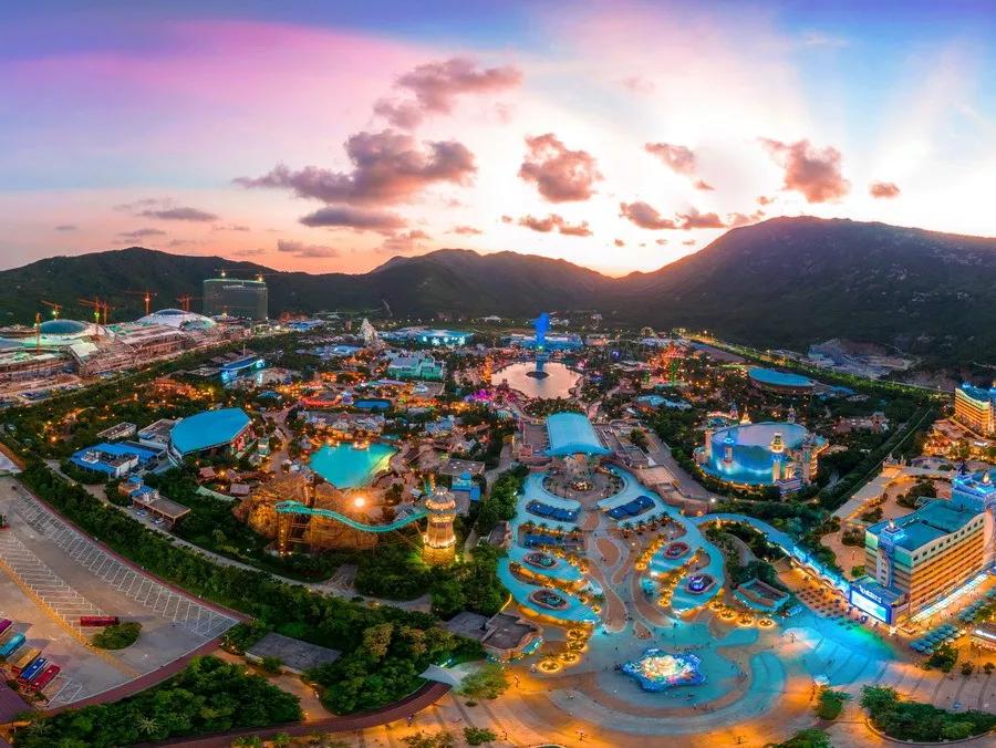 珠海长隆海洋王国建造,珠海长隆海洋王国海底房顶