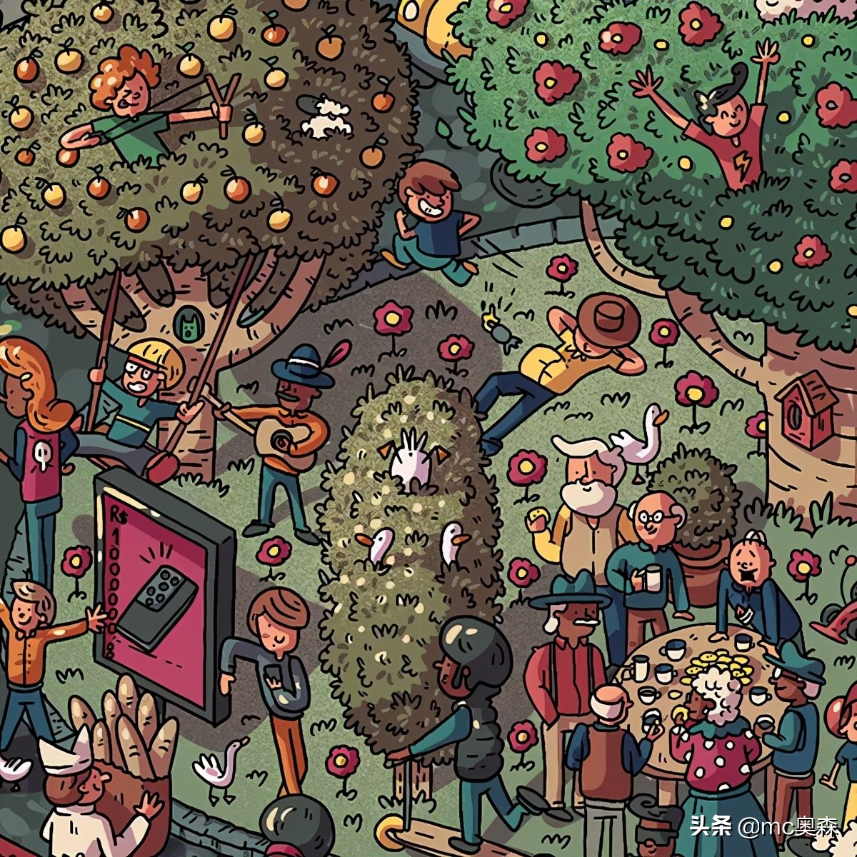 简单又能让人眼前一亮的插画配色,一组很有视觉震撼力的插画作品