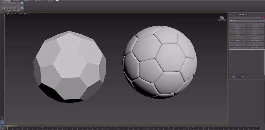 3d足球模型制作教程,3dmax足球建模