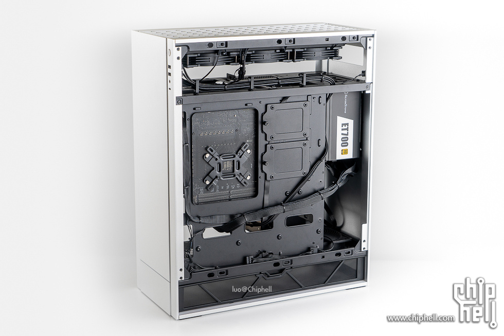 银欣altag1m机箱温度,银欣h1垂直风道机箱