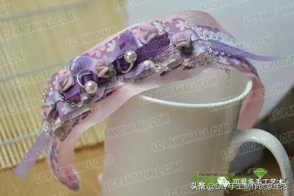 丝带做花带,做花带的教程