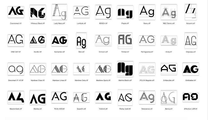 你不得不知道的39款英文logo字体,精选48款高端的英文字体免费获取