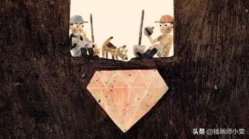 插画师梦幻作品,插画手绘小清新梦幻系