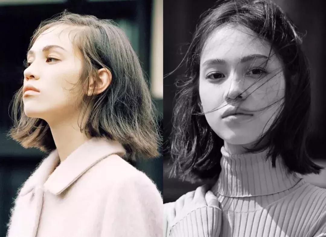 内扣怎么卷短发,一边内扣一边外翘短发