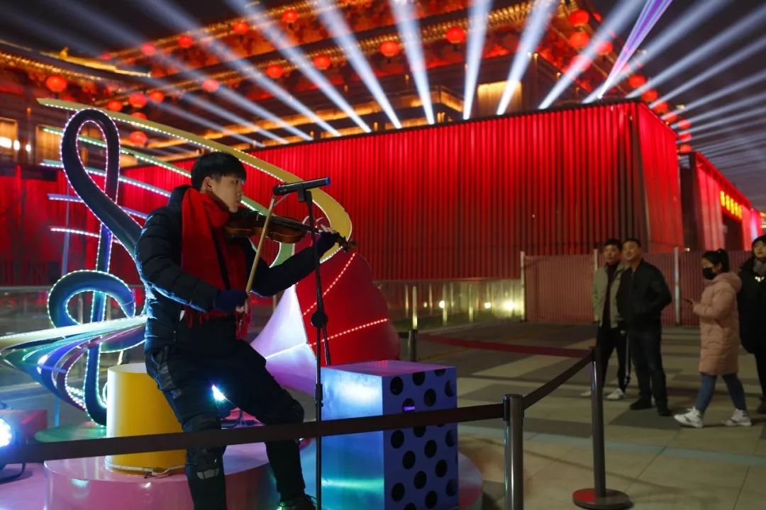 西安曲江新区大唐不夜城,大唐不夜城新春民俗文化庙会