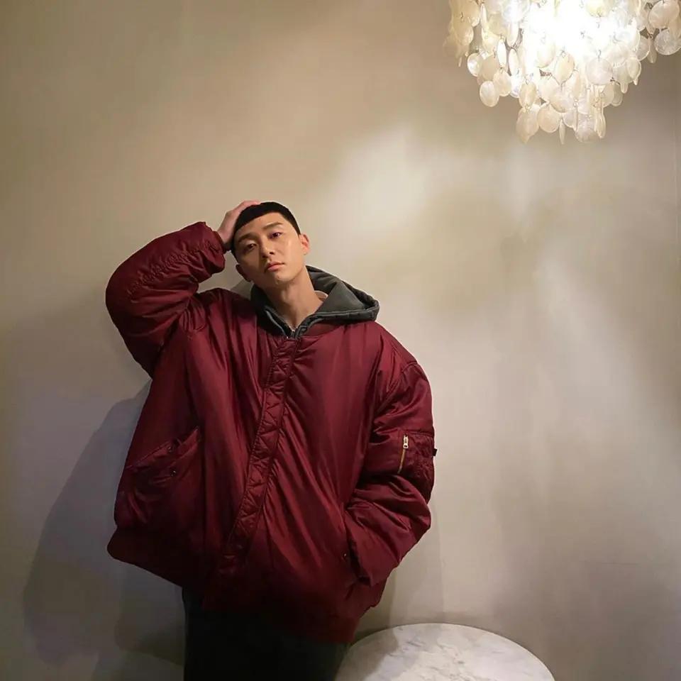 梨泰院class朴叙俊的穿搭,梨泰院class朴叙俊同款栗子头