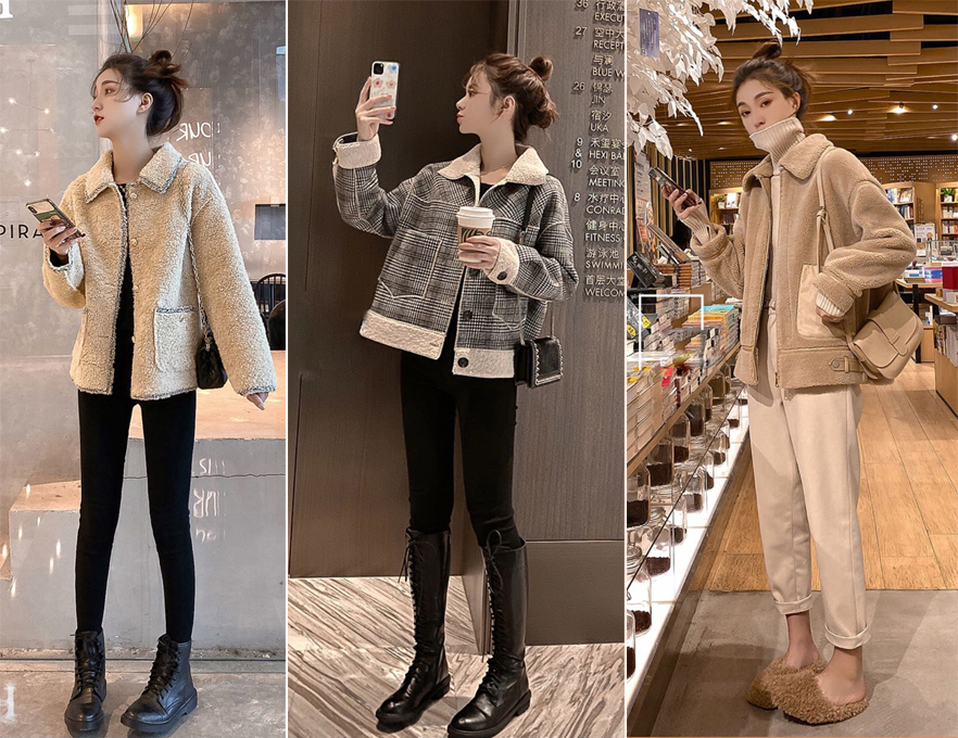 54套不同颜色的秋冬穿搭,54套韩系气质秋冬穿搭