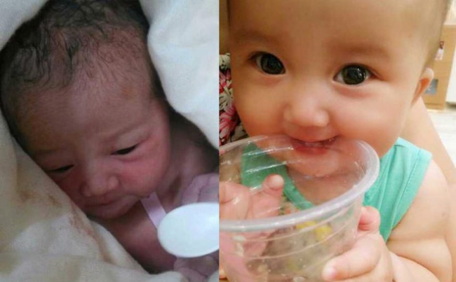 新生儿前后对比照,孩子小时候丑别急着扔掉