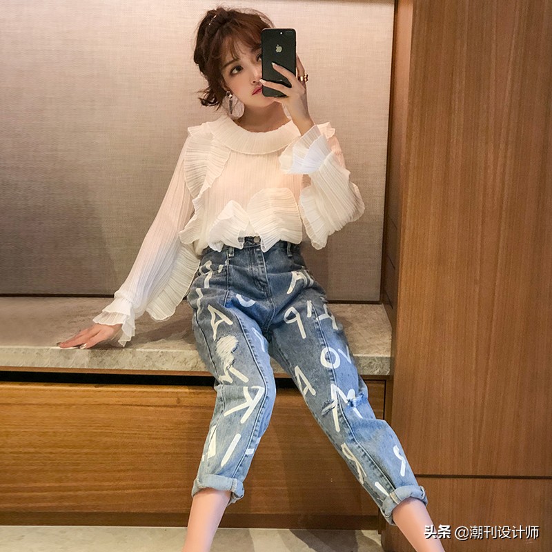 miucot恤长袖,miuco修身高腰t恤