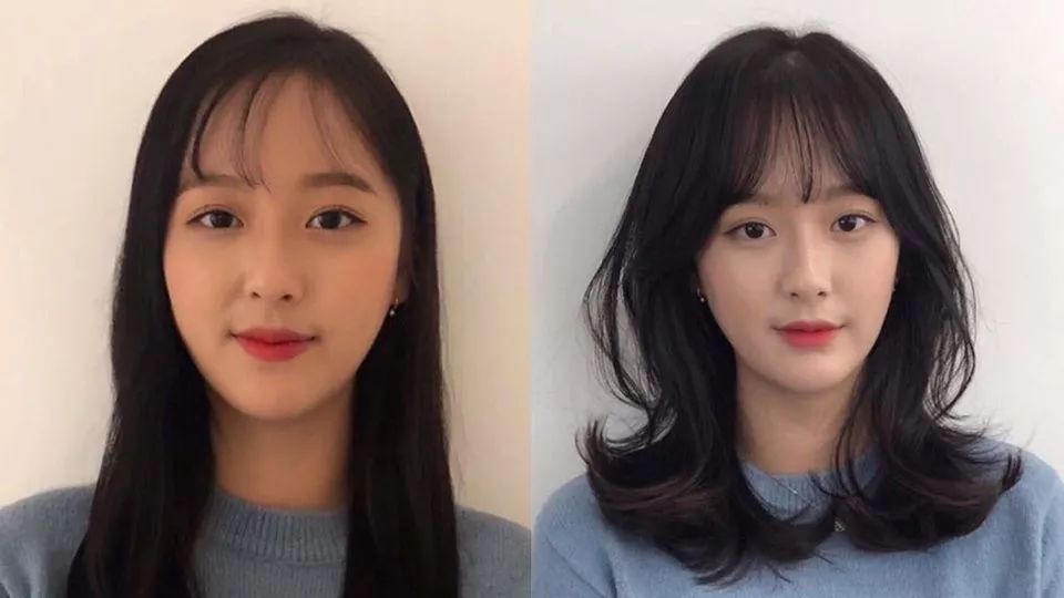 圆脸窄额头女生适合什么刘海,额头尖窄脸又小适合什么样的刘海