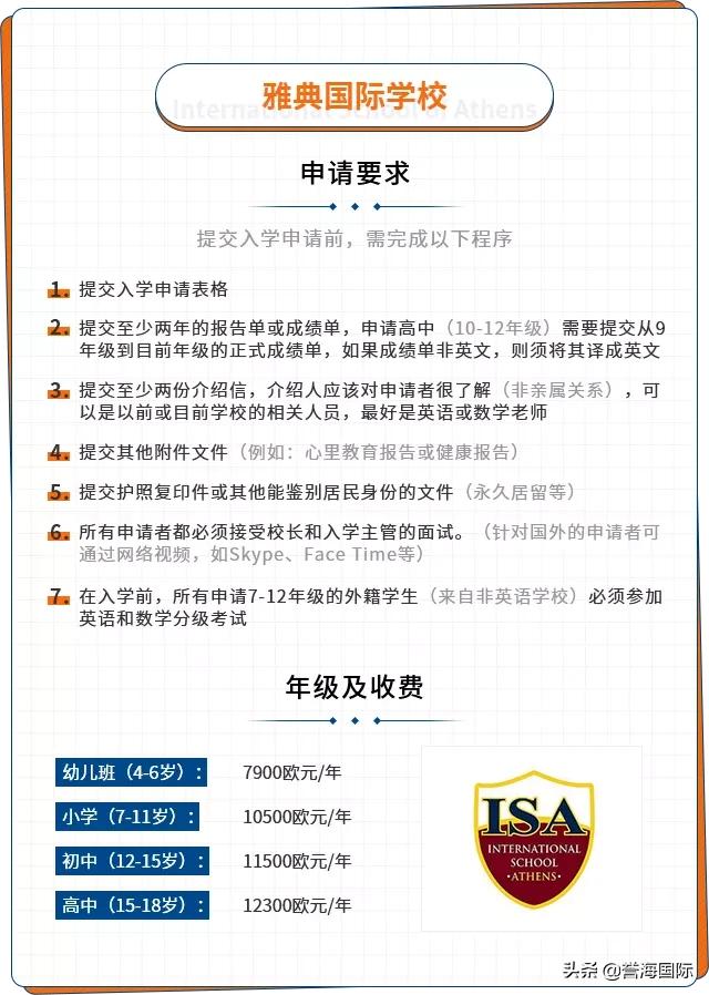 希腊十大顶级国际学校,希腊国际学校教育