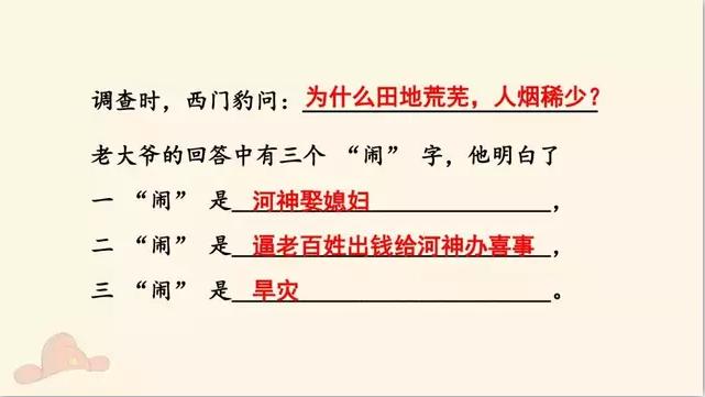 四年级上册26课西门豹治邺的词语,四年级26课西门豹治邺小练笔200字