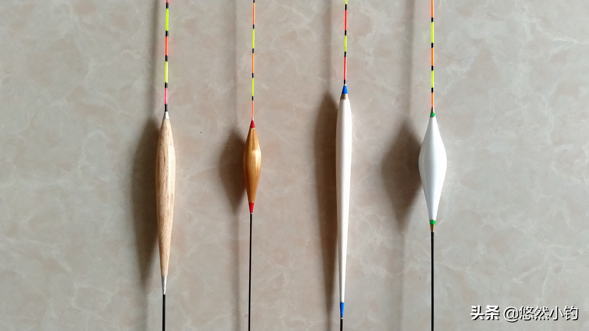 不同类型的浮漂,钓鱼时应该怎么选择浮漂