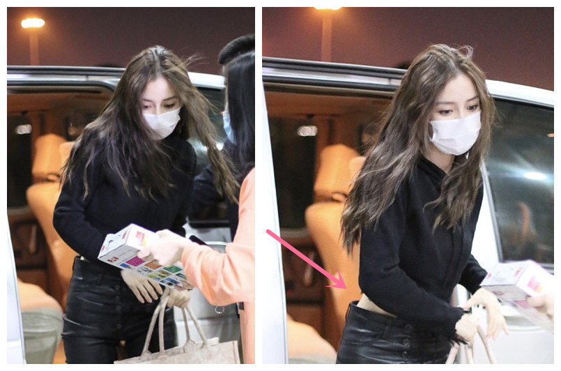 baby穿露脐装秒变小腰精,五五分假胯宽身材穿搭