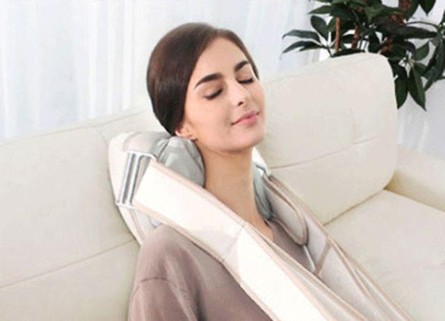 倍轻松3d肩颈按摩披肩,颈肩乐按摩披肩