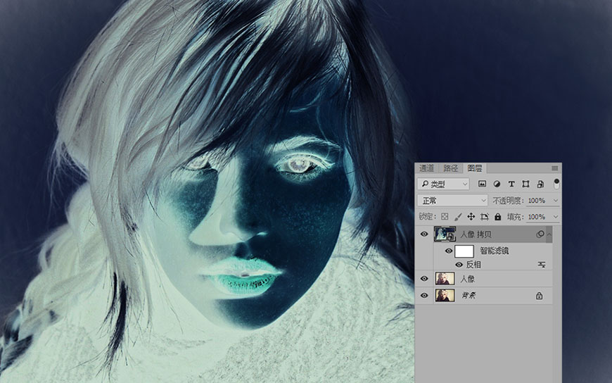 素描人像光影教程,ps人像铅笔素描效果