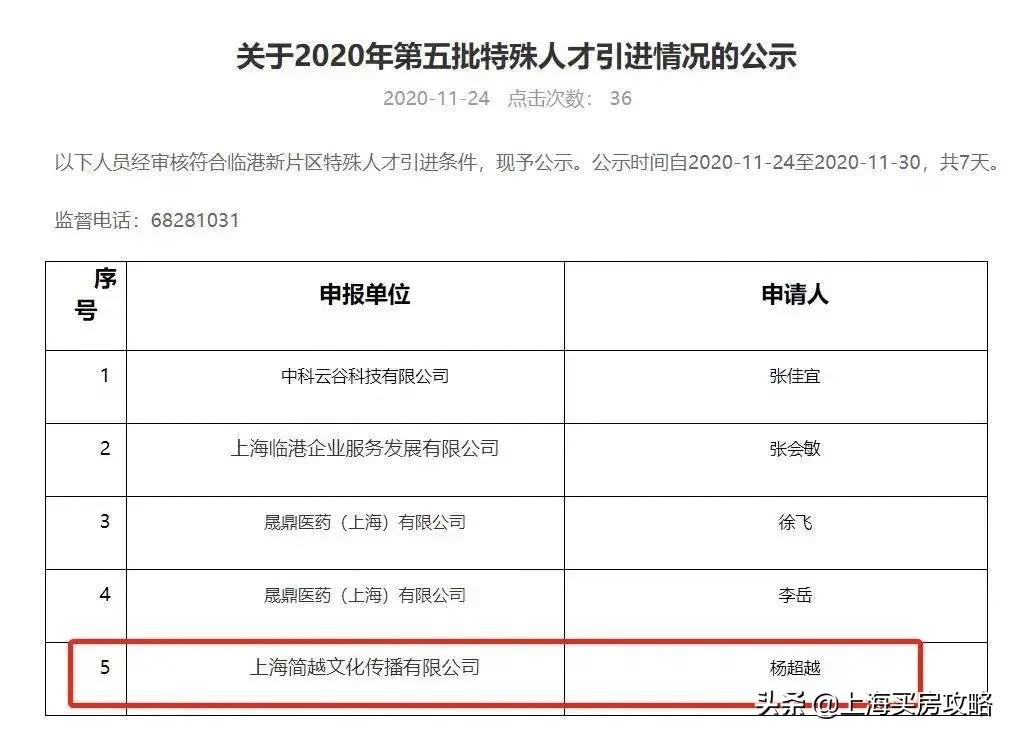 杨超越临港落户,锦鲤杨超越