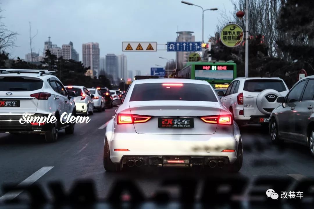 奥迪a3改碳纤维车身,奥迪a3时尚运动版改装s3外观