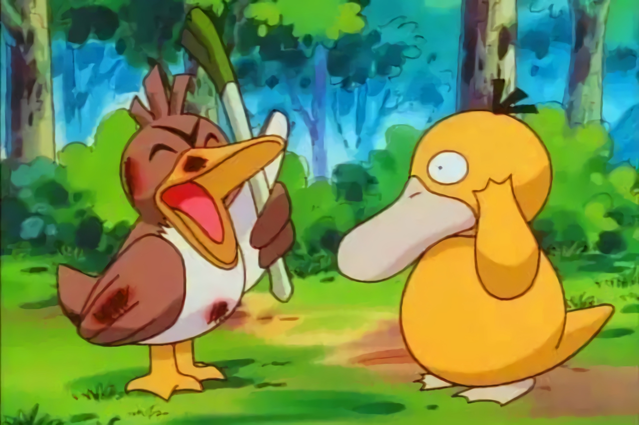 神奇宝贝大葱鸭和可达鸭,万万没想到神奇宝贝