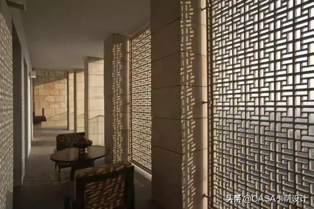 禅意格栅,禅意木格栅图片