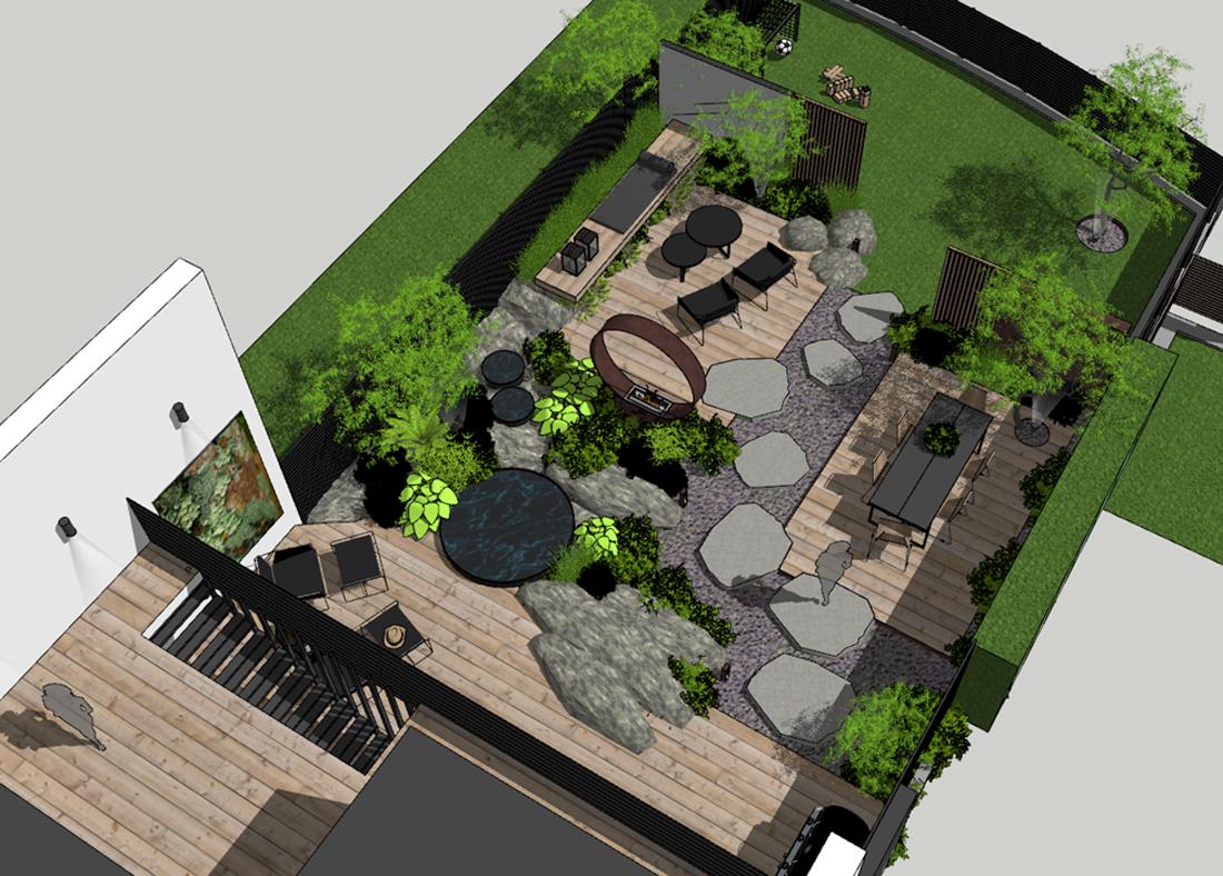 30平小花园庭院设计技巧,庭院种小花园设计图