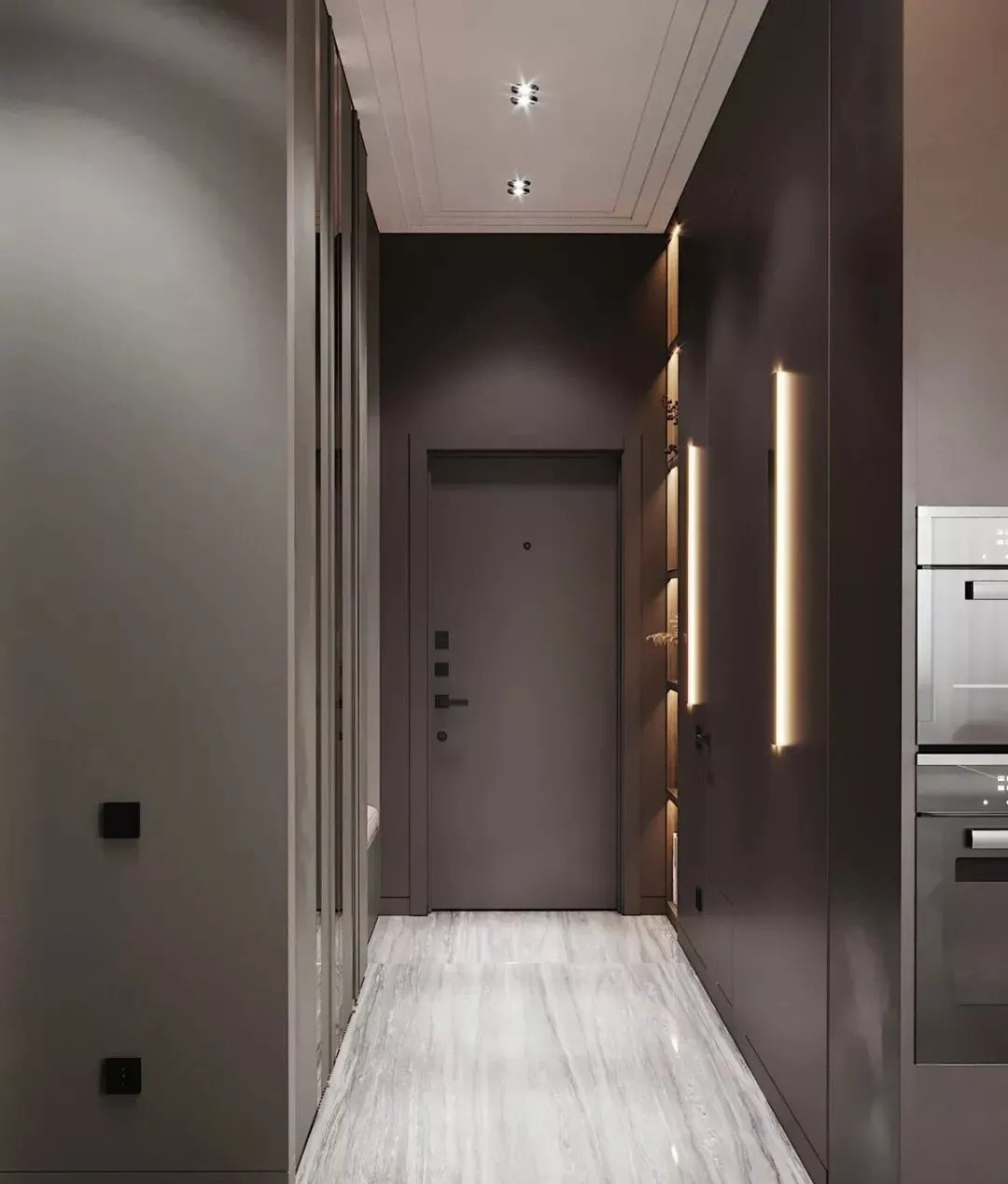 餐厅轻奢风格设计,意式轻奢风餐厅效果图