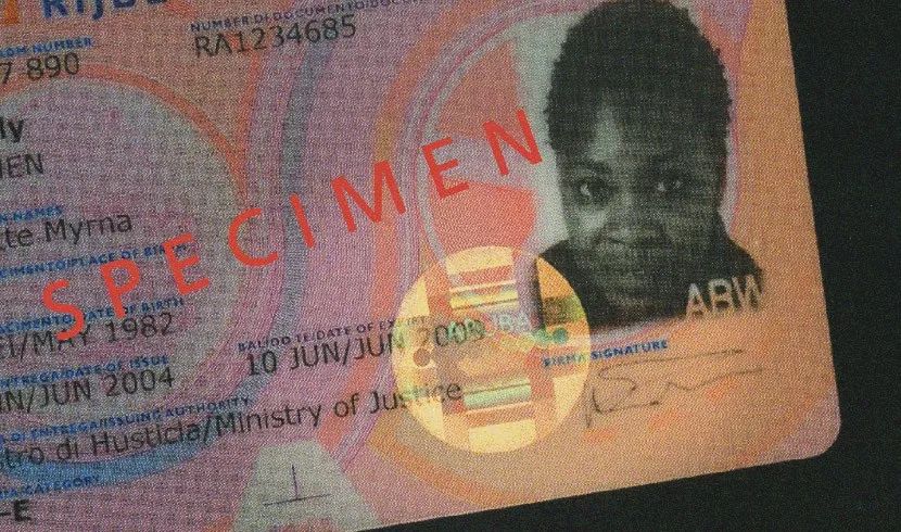 护照上面蓝色防伪照片效果,各国护照上的精美光学全息防伪图