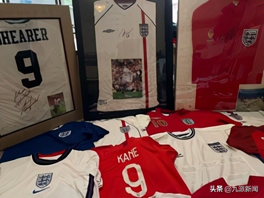 经典英格兰足球球衣,英格兰长袖足球球衣