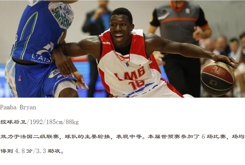 与中国男篮同处A组的科特迪瓦非洲大象世界杯球员风采巡礼